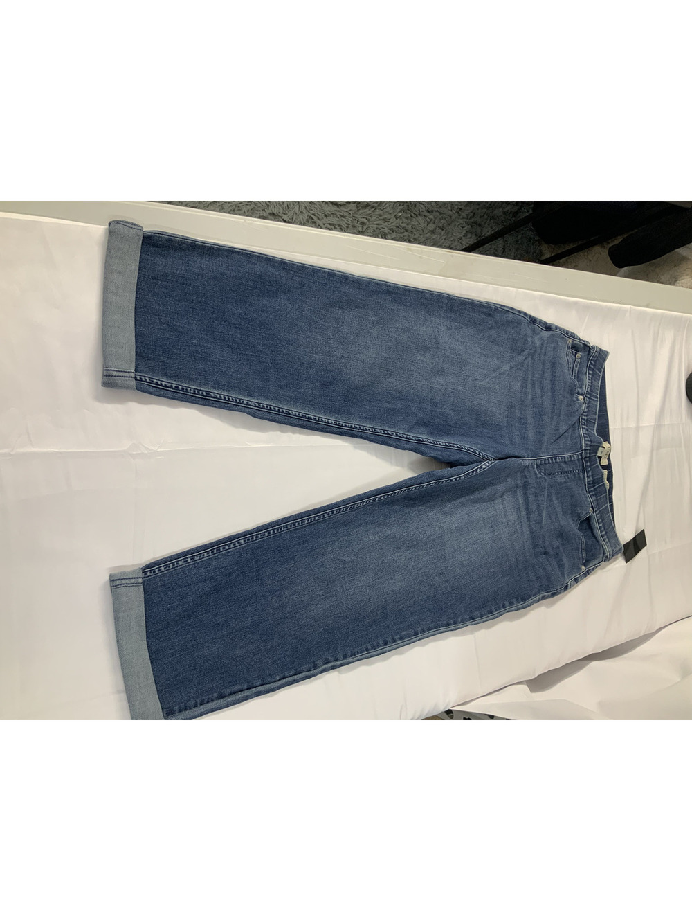 LOGO boyfriend jeans-size 10p
